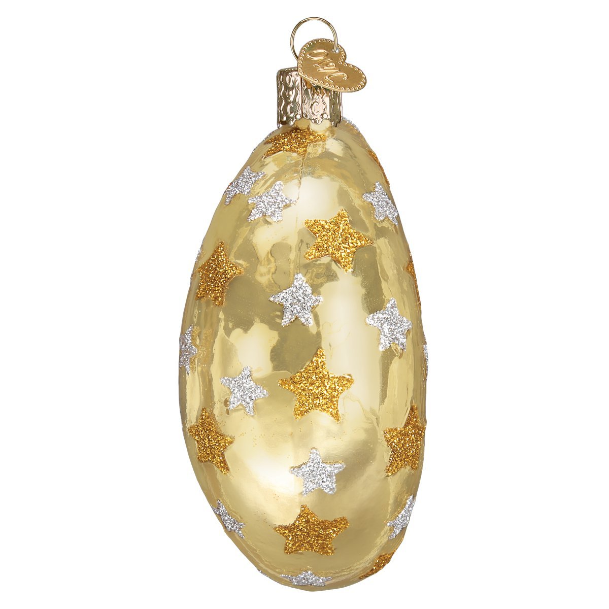 Amazon.co.jp: Old World Christmas 天の月 ガラス吹きオーナメント